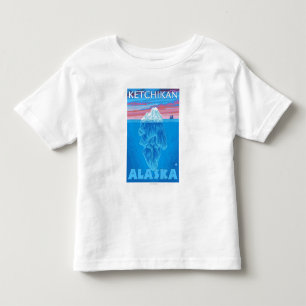 Eisberg-Querschnitt - Ketchikan, Alaska Kleinkind T-shirt