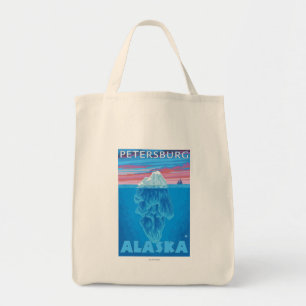 Eisberg-Querschnitt - Petersburg, Alaska Tragetasche