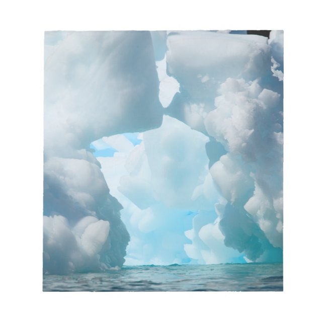 Eisberge an der Südspitze des Südens Notizblock (Vorderseite)