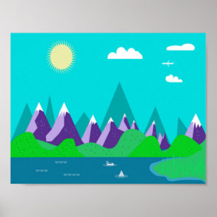 Eisberge Poster