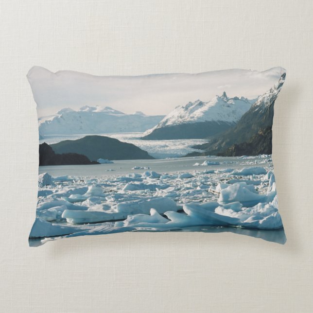 Eisberge Zierkissen (Vorderseite)