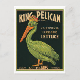 Eisbergsalat König-Pelican Clarksburg Kalifornien Postkarte