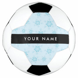 Eisblauer Schneeflocken, Ihr Name, Personalisieren Fußball