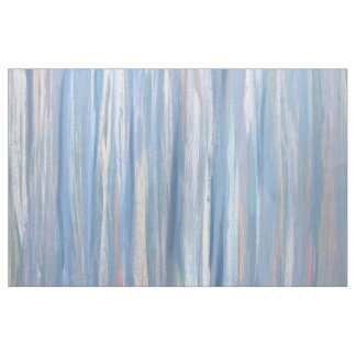 Eisblauer Skraft | Icy Silver Peach Cool Brushstro Stoff