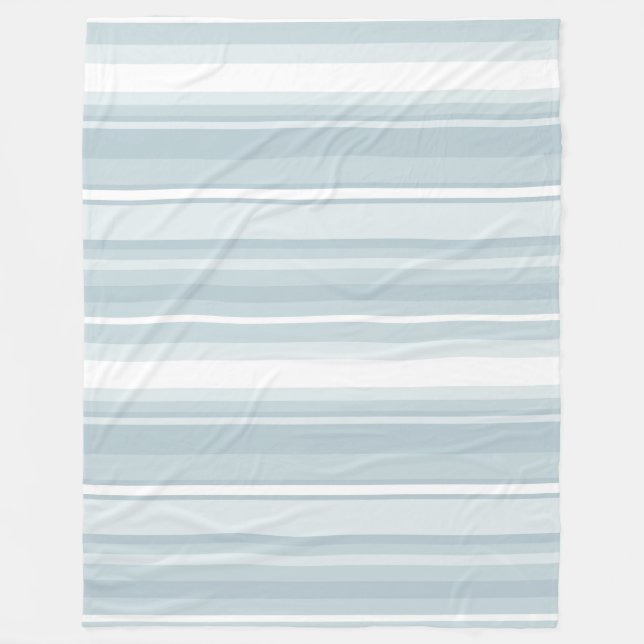 Eisblaustreifen Fleecedecke (Vorderseite)