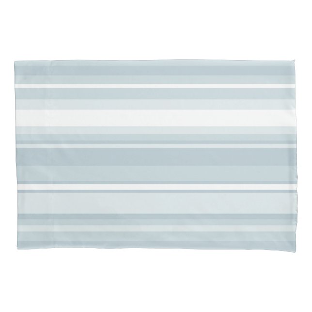 Eisblaustreifen Kissenbezug (Vorderseite)