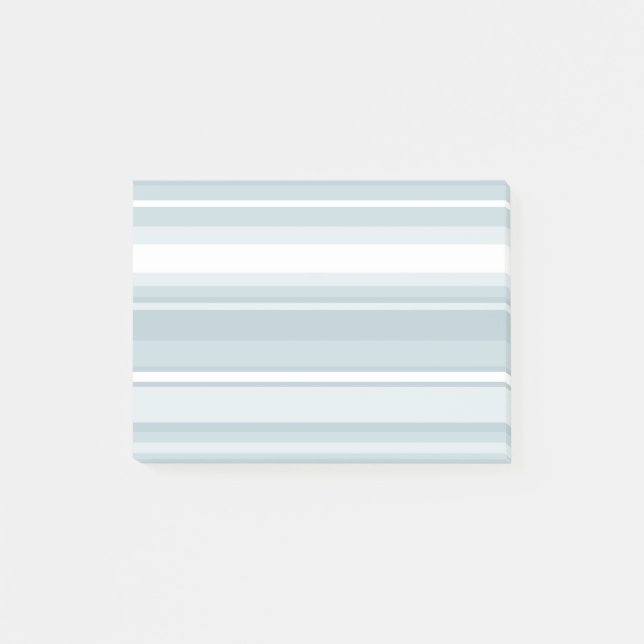 Eisblaustreifen Post-it Klebezettel (Vorderseite)