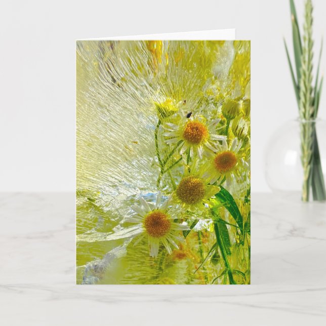 Eisblüten, Karte (Vorderseite)