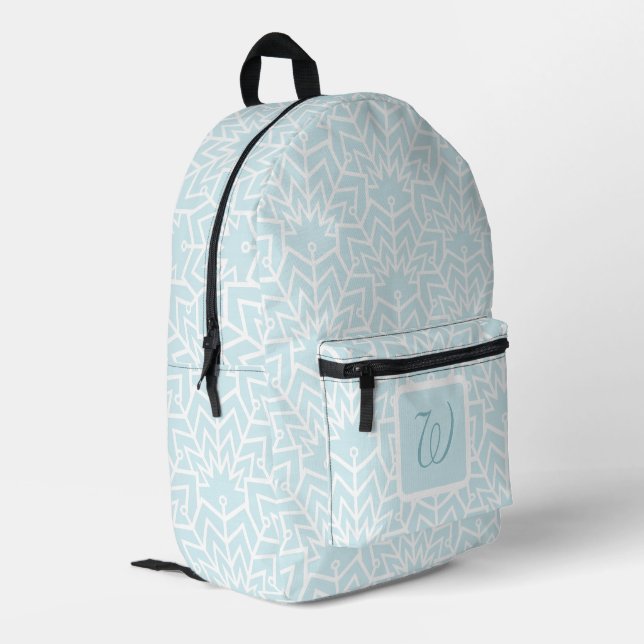 Eisbögen Bedruckter Rucksack (Rückseitige Ecke links)