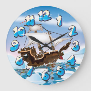 Eisbrecher Große Wanduhr