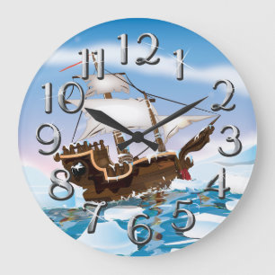 Eisbrecher Große Wanduhr