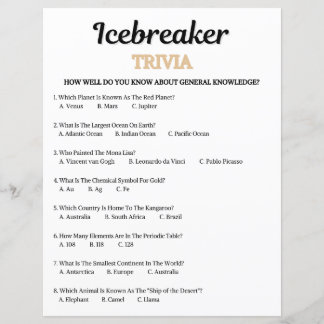 Eisbrecher-Quizspiel