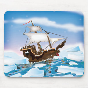 Eisbrecher-Schiff Mousepad