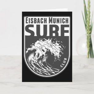 Eisch, München Surf-Souvenir Surfen Wellen Urlaub Karte