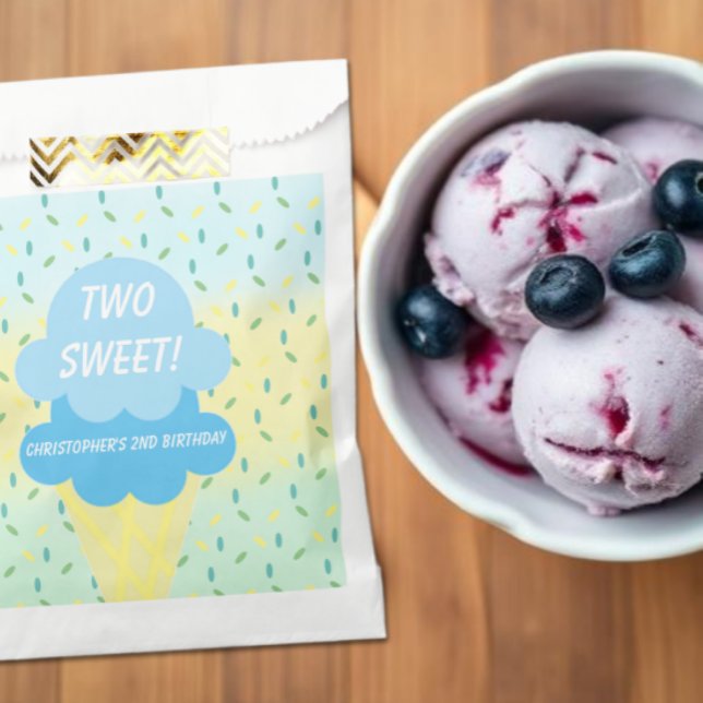 Eiscreme 2. Geburtstag Geschenktütchen (Von Creator hochgeladen)