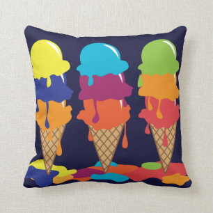 Eiscreme American Mojo Throw Kissen