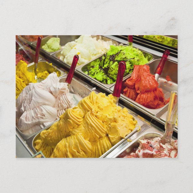 Eiscreme-Aromen, Paris Postkarte (Vorderseite)