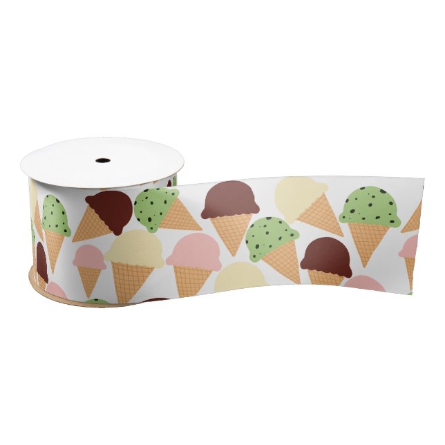 Eiscreme-Aromen Satinband (Spule)