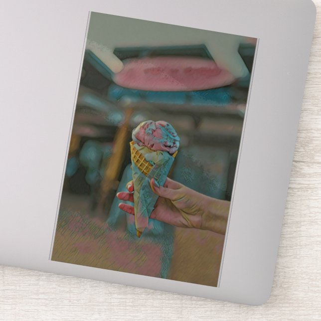 Eiscreme Aufkleber (Detail)