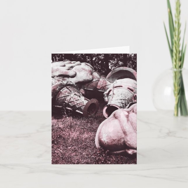 Eiscreme aus Fiberglas Feiertagskarte (Vorderseite)