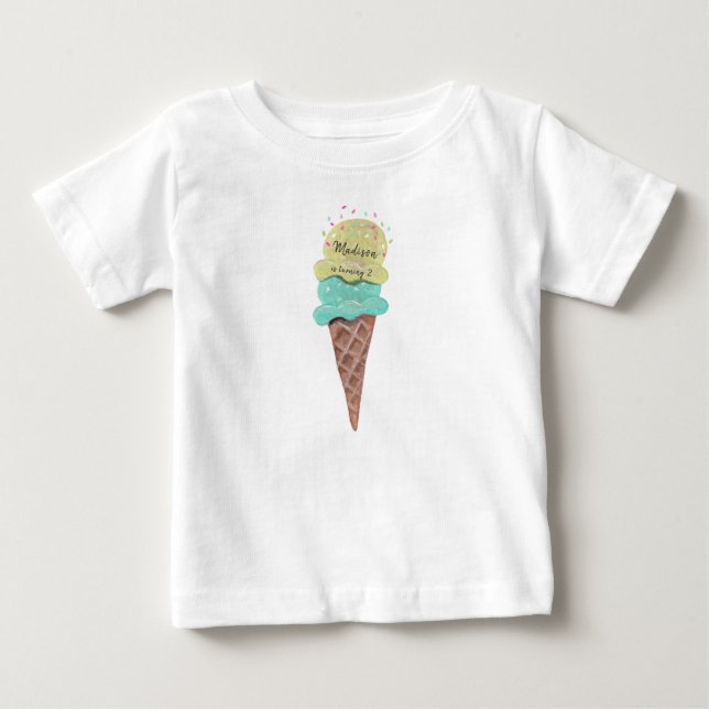 Eiscreme | Baby Girl & Boy | T - SHIRT (Vorderseite)