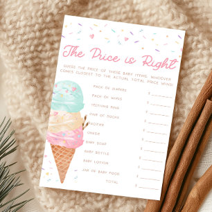 Eiscreme-Baby-Shower-The-Price-Is-Right-Spiel
