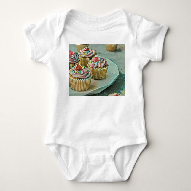 Eiscreme Baby Strampler (Vorderseite)