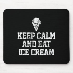 Eiscreme Behalte Motivierend Vintages Geschenk Mousepad