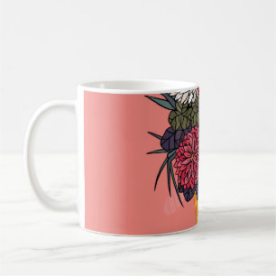 Eiscreme Bouquet: Vintage Blüte. Kaffeetasse