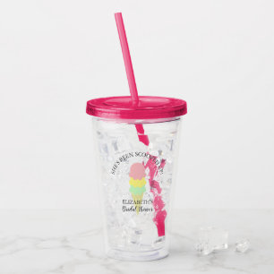 Eiscreme-Brautparty Acryltrinkbecher