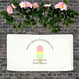 Eiscreme-Brautparty Banner