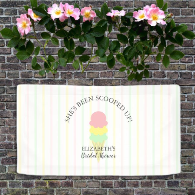 Eiscreme-Brautparty Banner (Von Creator hochgeladen)