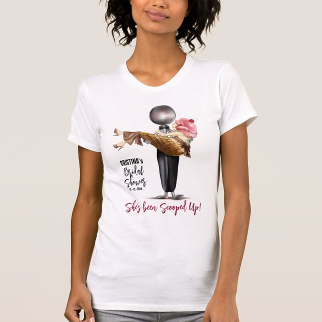 Eiscreme-Brautparty T-Shirt (Vorderseite)