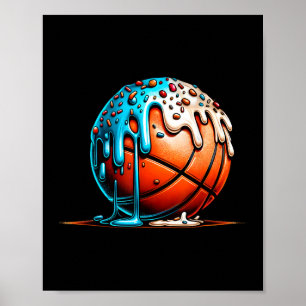 Eiscreme-Bysketbyll-Tropf-Jungen-Mädchen-Kinder-By Poster