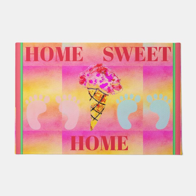 Eiscreme Cone Door Mat Fußmatte (Vorderseite)
