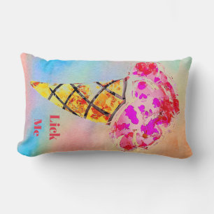 Eiscreme Cone Lumbar Kissen