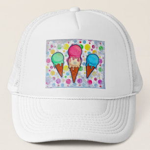 Eiscreme Cones Trucker Hat Truckerkappe