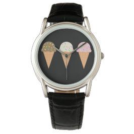 Eiscreme Cones Watch Armbanduhr