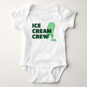 Eiscreme-Crew grün Baby Strampler