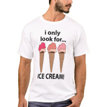 Eiscreme, die ich nur nach Eis suche