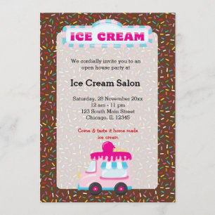Eiscreme Einladung