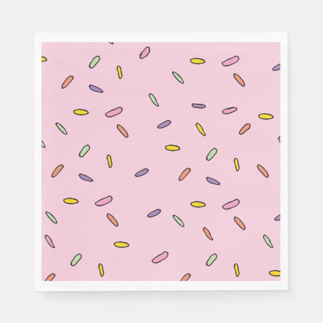 Eiscreme-Event-Feier Eiscreme Serviette (Vorderseite)