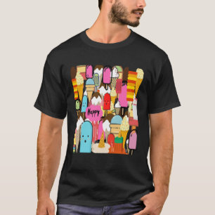 Eiscreme-Fantasie Ice Creme Cones Feinschmecker Tr T-Shirt
