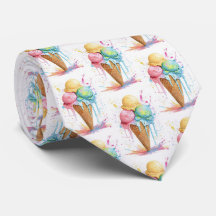 Eiscreme farbenfrohe Sommermuster