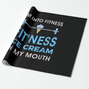 Eiscreme Feinschmecker Ness Gym gibt Männern Fraue Geschenkpapier