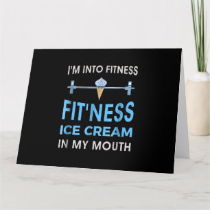 Eiscreme Feinschmecker Ness Gym gibt Männern Fraue Karte