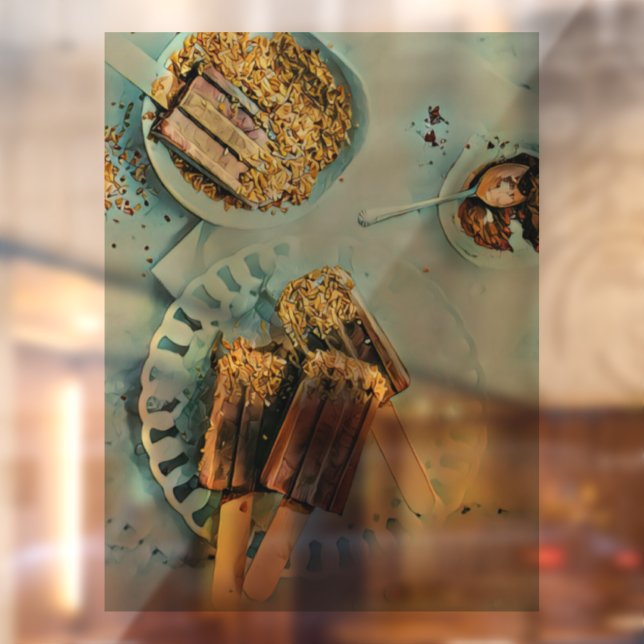 Eiscreme Fensteraufkleber (Blatt 2)