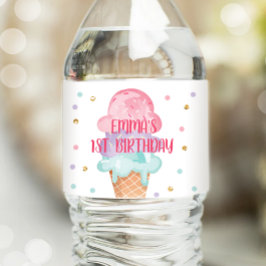 Eiscreme Flasche Wrapper Sommer Scoop Pink Lila