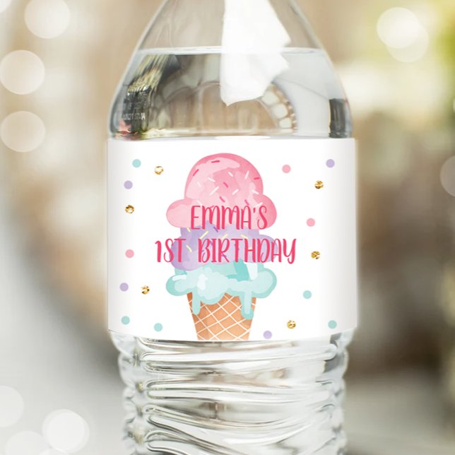 Eiscreme Flasche Wrapper Sommer Scoop Pink Lila (Von Creator hochgeladen)