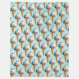 Eiscreme Fleecedecke